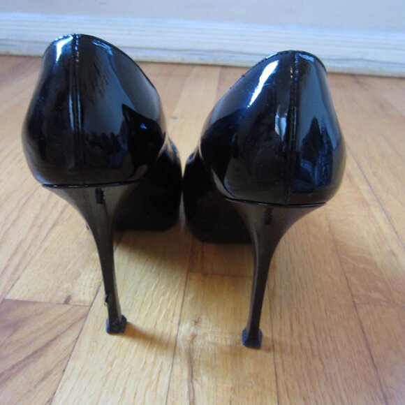 Yves Saint Laurent Black Patent Leather Platform Heel size 39 - Picture 3 of 11
